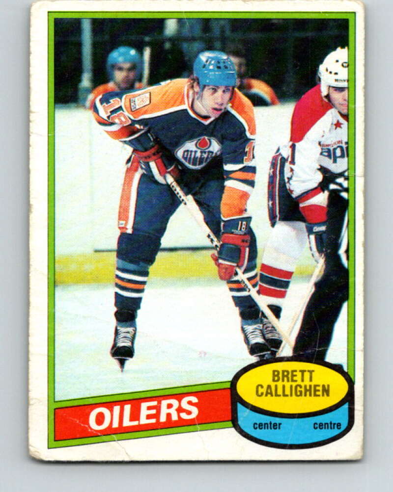 1980-81 O-Pee-Chee #114 Brett Callighen  Edmonton Oilers  V38168