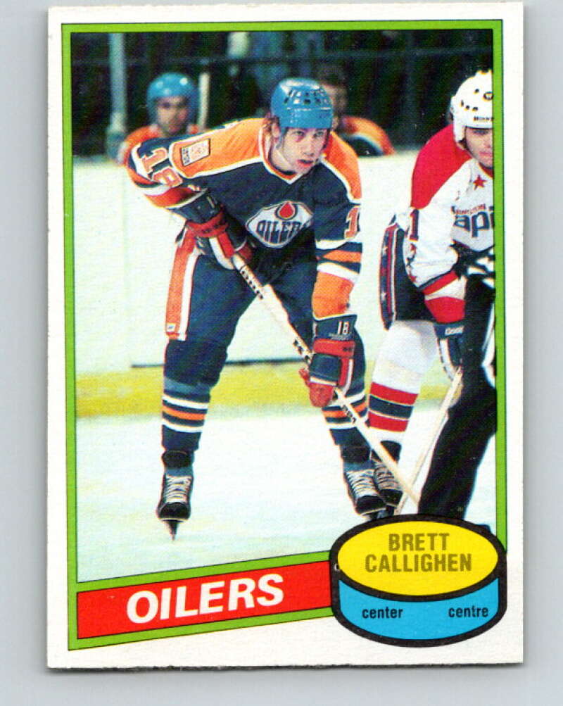 1980-81 O-Pee-Chee #114 Brett Callighen  Edmonton Oilers  V38169