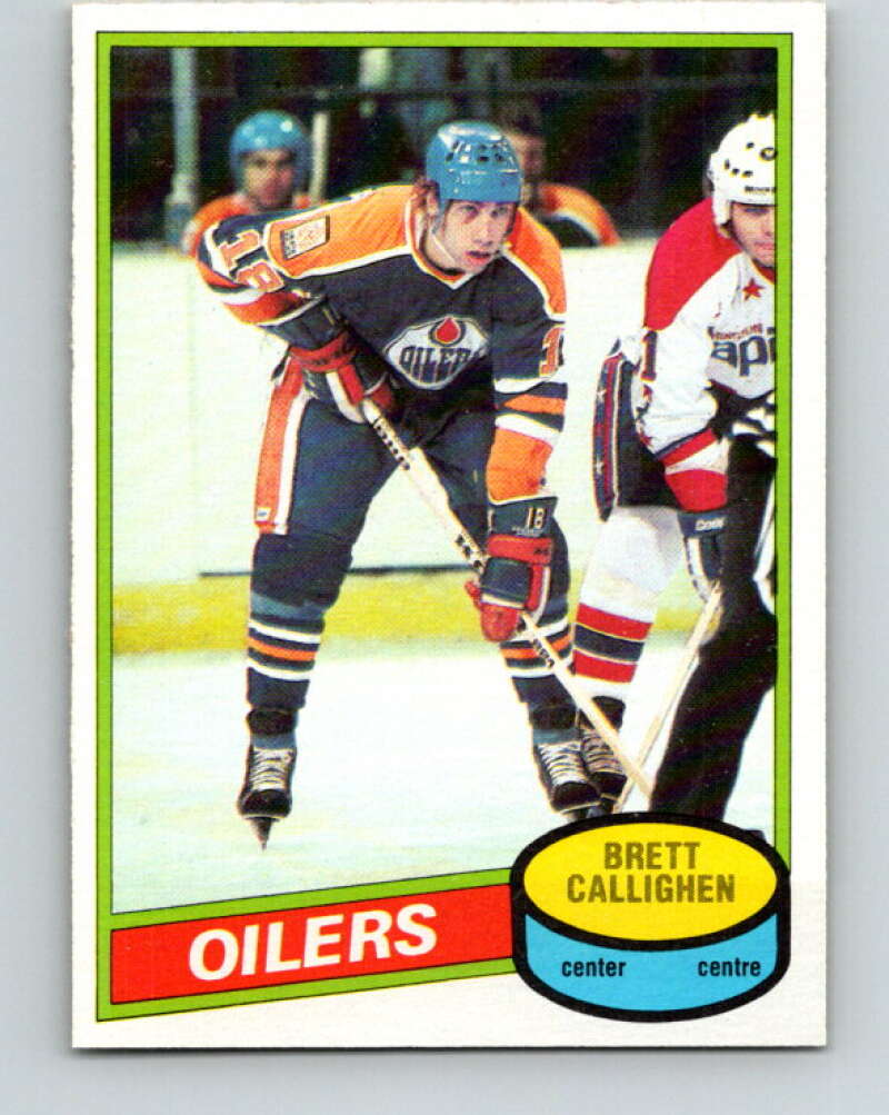 1980-81 O-Pee-Chee #114 Brett Callighen  Edmonton Oilers  V38172