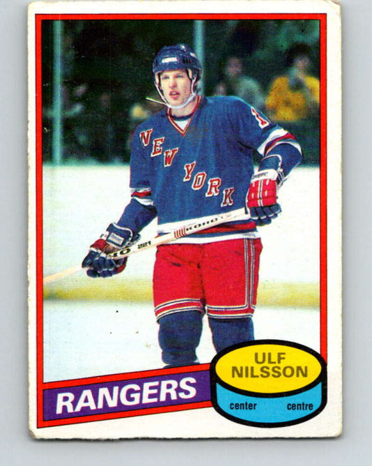 1980-81 O-Pee-Chee #116 Ulf Nilsson  New York Rangers  V38187