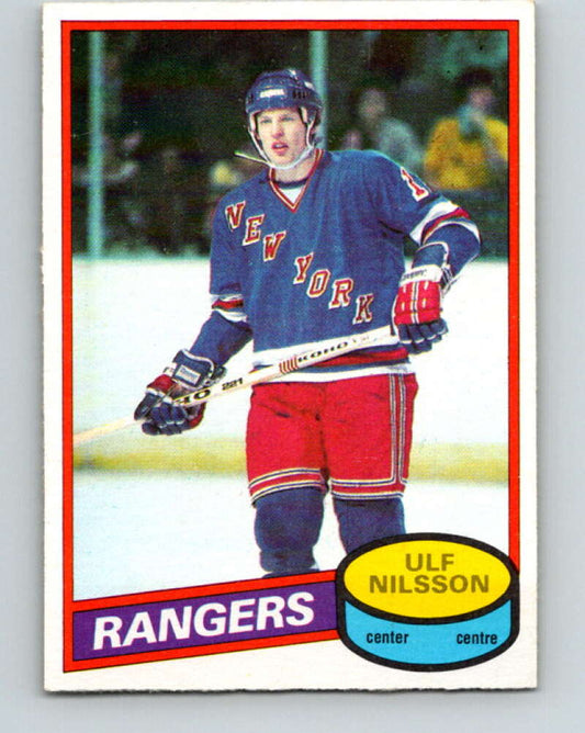 1980-81 O-Pee-Chee #116 Ulf Nilsson  New York Rangers  V38190