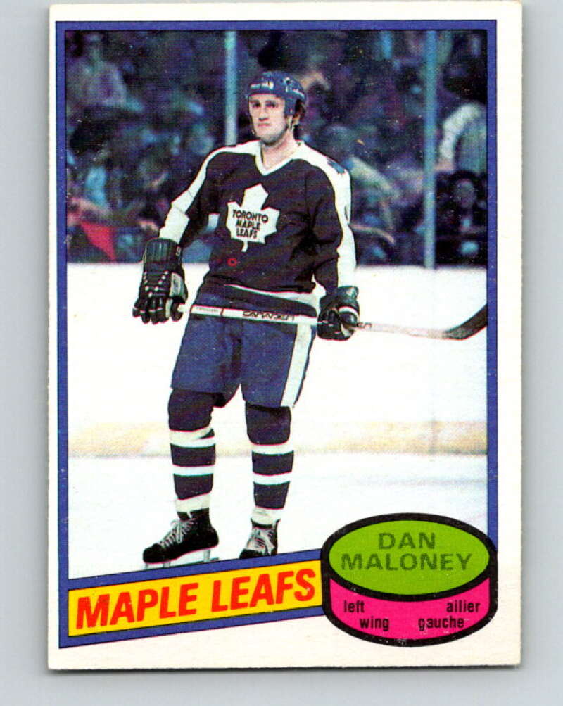 1980-81 O-Pee-Chee #118 Dan Maloney  Toronto Maple Leafs  V38203