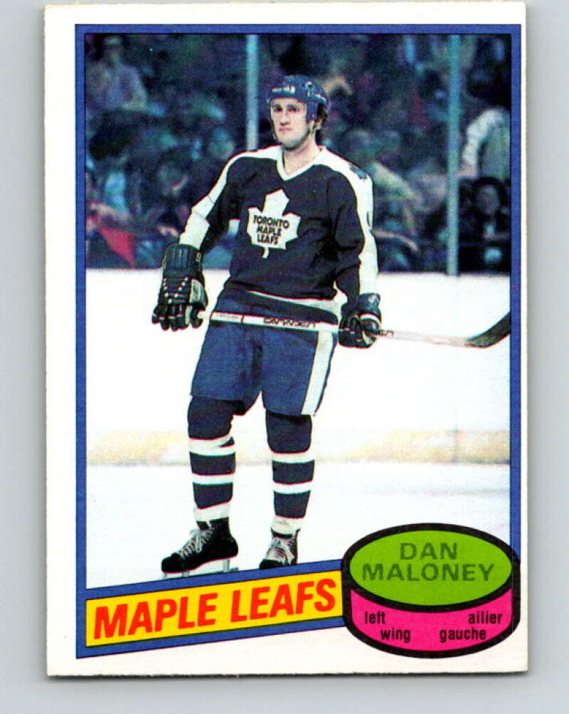 1980-81 O-Pee-Chee #118 Dan Maloney  Toronto Maple Leafs  V38205