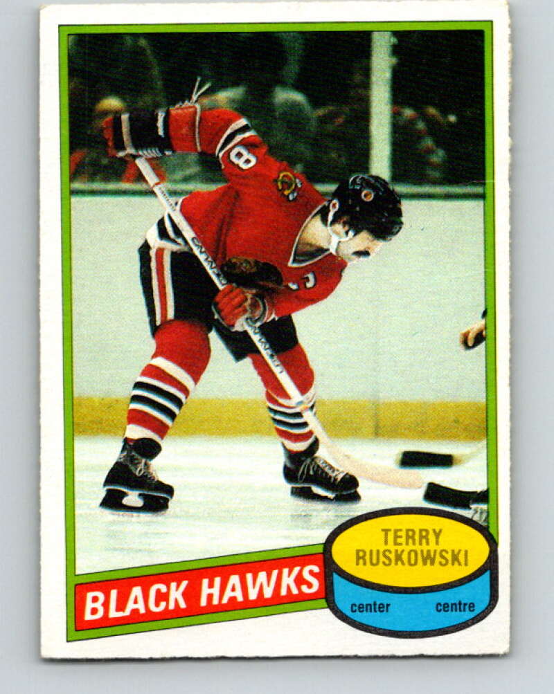 1980-81 O-Pee-Chee #119 Terry Ruskowski  Chicago Blackhawks  V38210