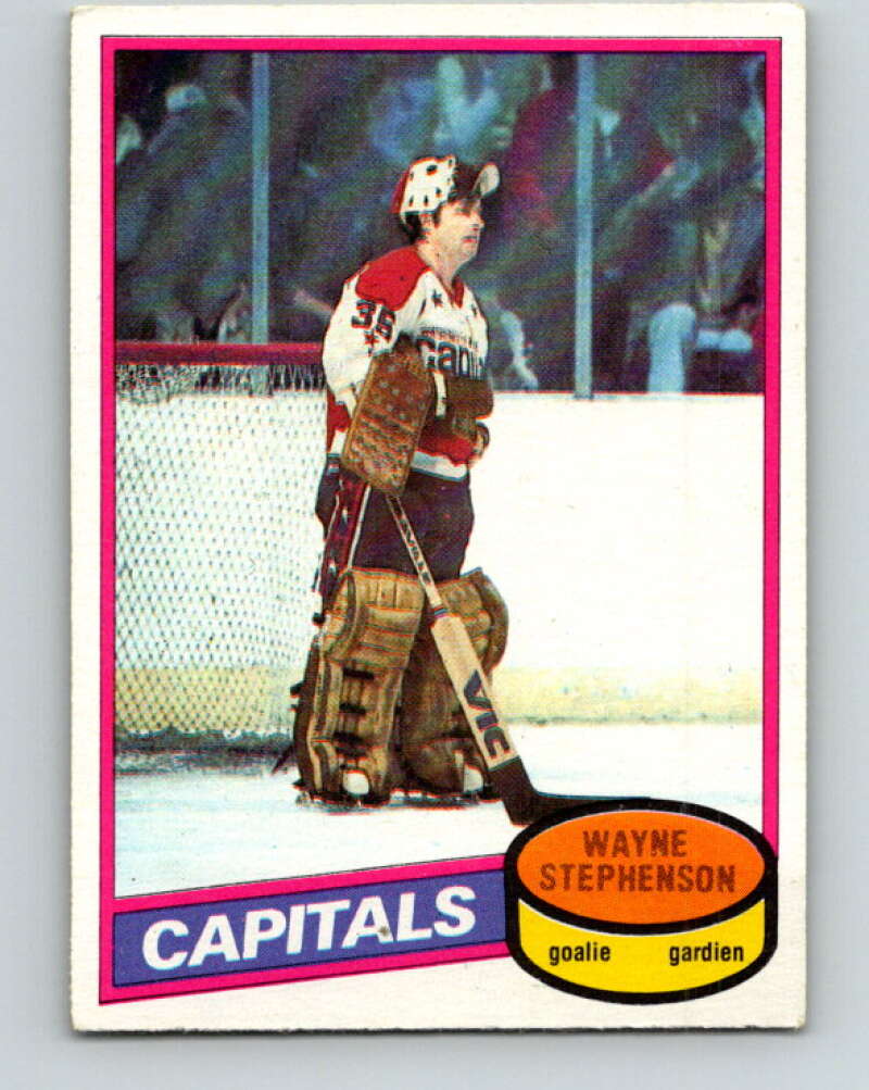 1980-81 O-Pee-Chee #121 Wayne Stephenson  Washington Capitals  V38232