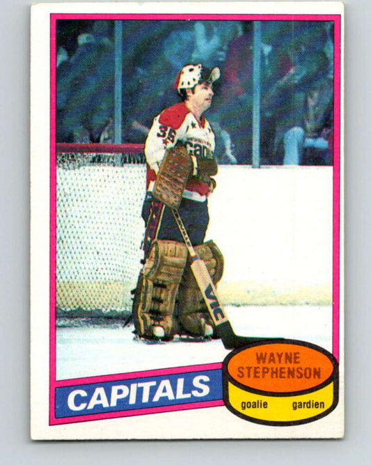 1980-81 O-Pee-Chee #121 Wayne Stephenson  Washington Capitals  V38234