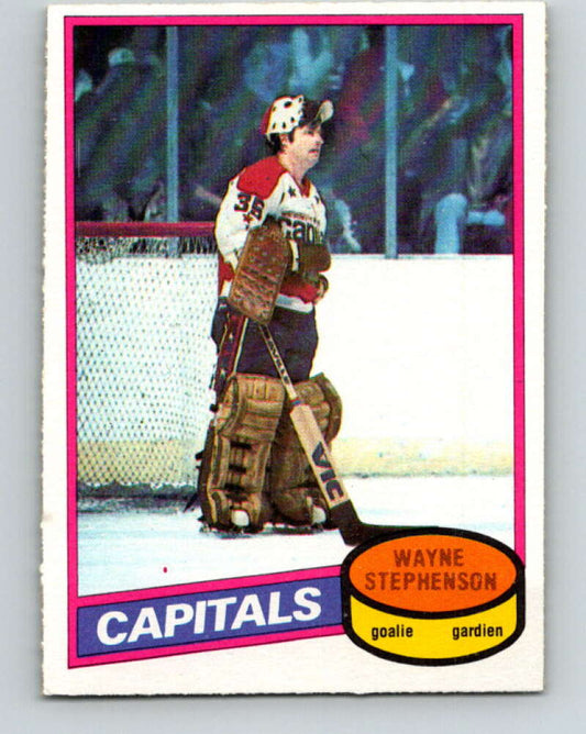 1980-81 O-Pee-Chee #121 Wayne Stephenson  Washington Capitals  V38236