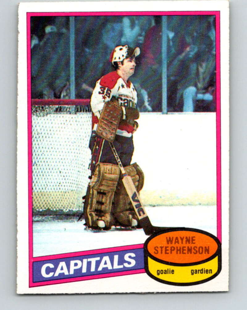 1980-81 O-Pee-Chee #121 Wayne Stephenson  Washington Capitals  V38241