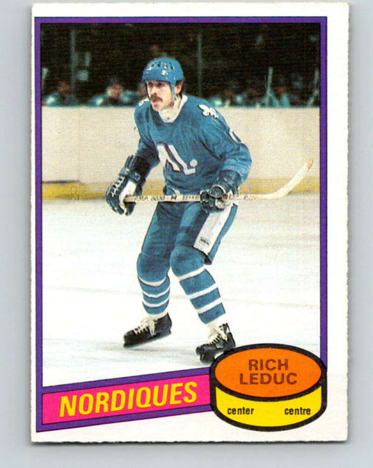 1980-81 O-Pee-Chee #122 Rich Leduc  Quebec Nordiques  V38242