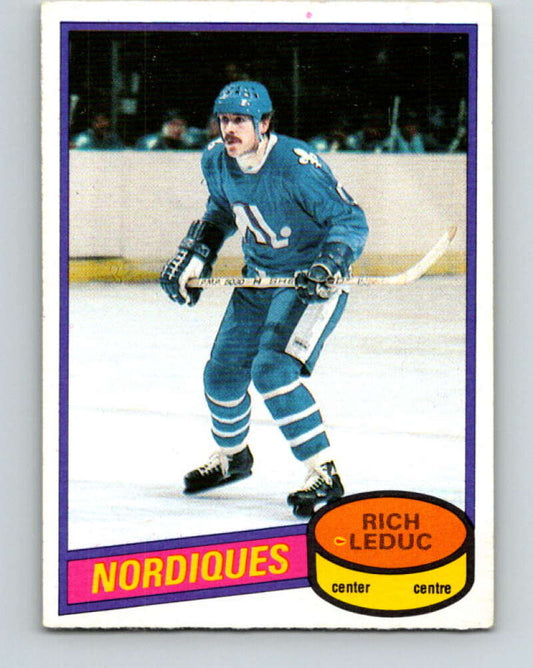 1980-81 O-Pee-Chee #122 Rich Leduc  Quebec Nordiques  V38249