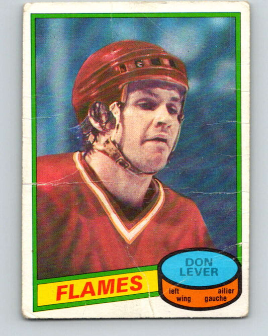 1980-81 O-Pee-Chee #124 Don Lever  Calgary Flames  V38250