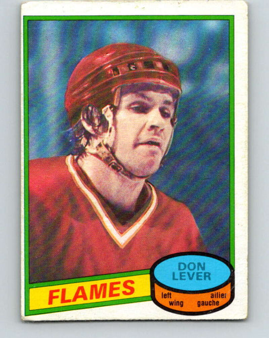 1980-81 O-Pee-Chee #124 Don Lever  Calgary Flames  V38252