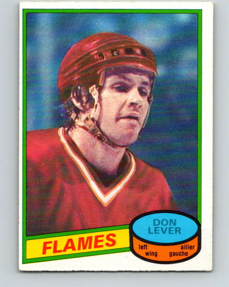 1980-81 O-Pee-Chee #124 Don Lever  Calgary Flames  V38254