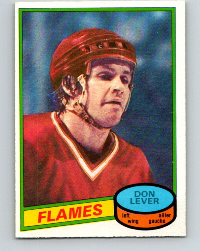 1980-81 O-Pee-Chee #124 Don Lever  Calgary Flames  V38255