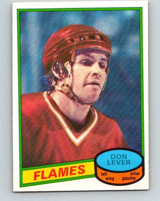 1980-81 O-Pee-Chee #124 Don Lever  Calgary Flames  V38258