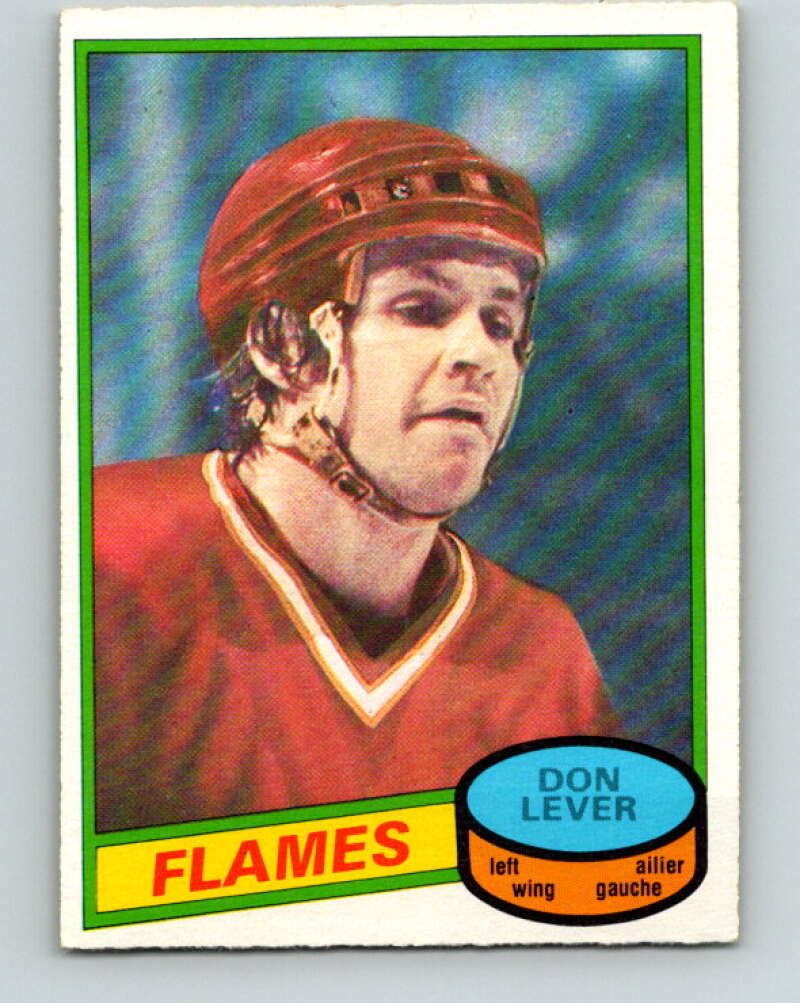 1980-81 O-Pee-Chee #124 Don Lever  Calgary Flames  V38263