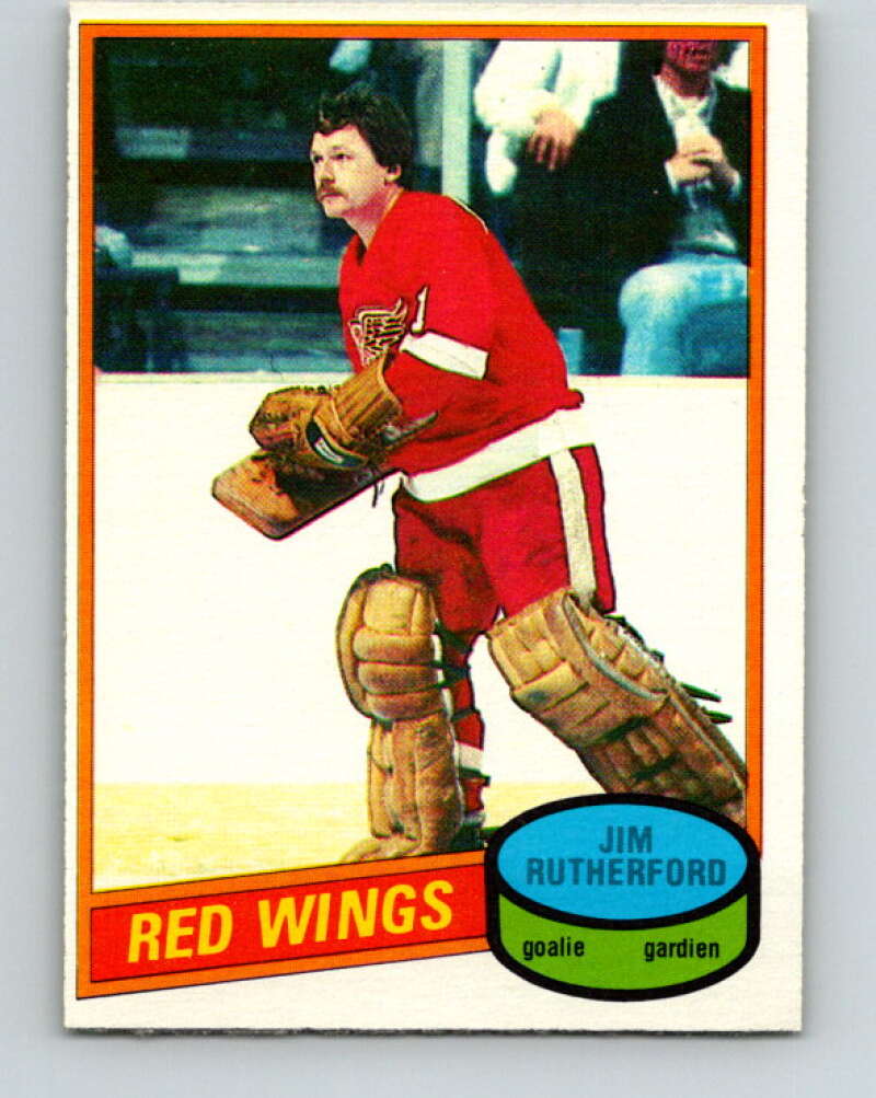 1980-81 O-Pee-Chee #125 Jim Rutherford  Detroit Red Wings  V38264