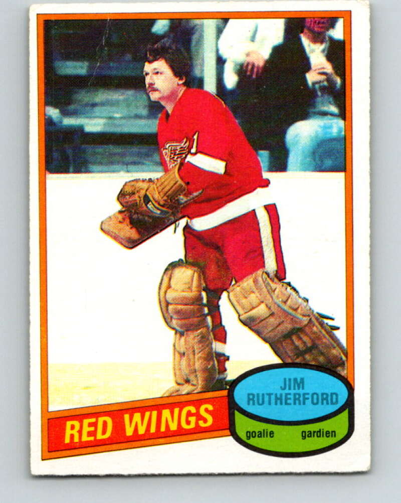 1980-81 O-Pee-Chee #125 Jim Rutherford  Detroit Red Wings  V38268