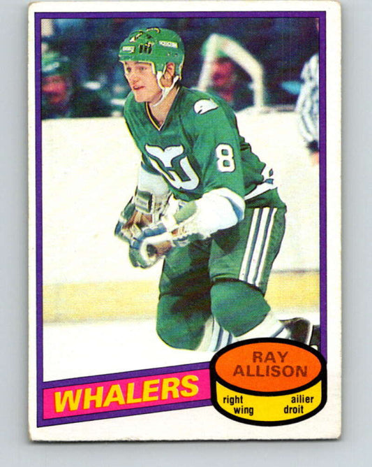 1980-81 O-Pee-Chee #126 Ray Allison  RC Rookie Hartford Whalers  V38287