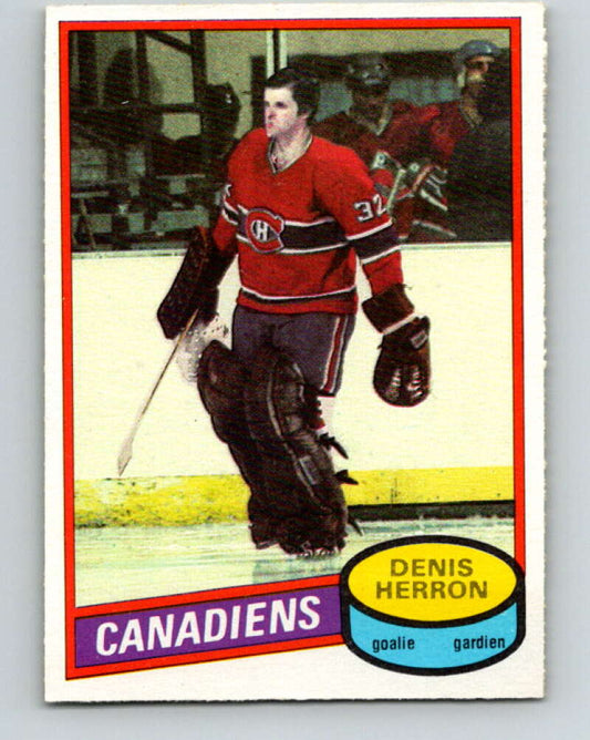 1980-81 O-Pee-Chee #130 Denis Herron  Montreal Canadiens  V38313