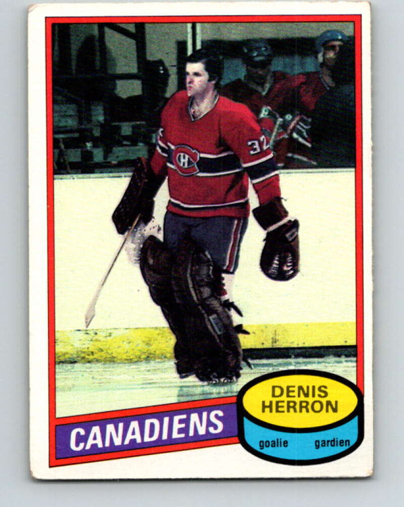 1980-81 O-Pee-Chee #130 Denis Herron  Montreal Canadiens  V38318