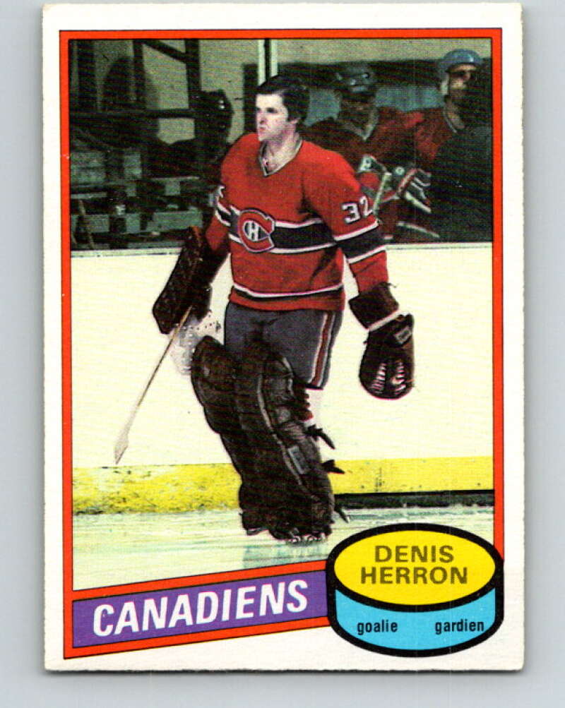 1980-81 O-Pee-Chee #130 Denis Herron  Montreal Canadiens  V38319