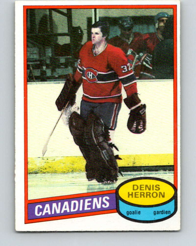1980-81 O-Pee-Chee #130 Denis Herron  Montreal Canadiens  V38320