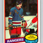 1980-81 O-Pee-Chee #132 Dean Talafous  New York Rangers  V38345