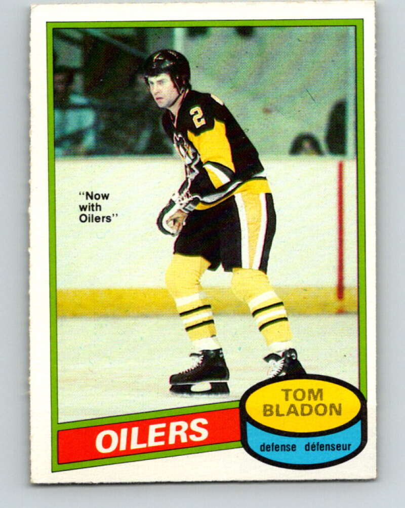1980-81 O-Pee-Chee #135 Tom Bladon  Edmonton Oilers  V38370