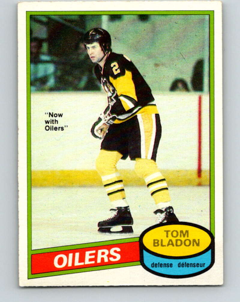 1980-81 O-Pee-Chee #135 Tom Bladon  Edmonton Oilers  V38372