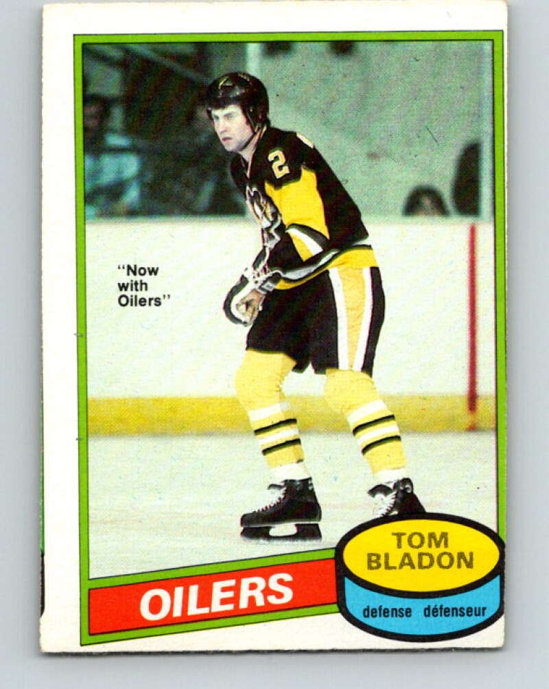 1980-81 O-Pee-Chee #135 Tom Bladon  Edmonton Oilers  V38373