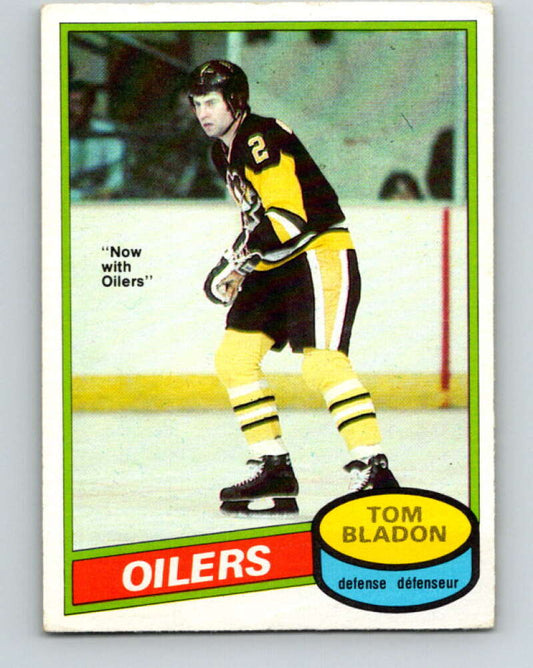 1980-81 O-Pee-Chee #135 Tom Bladon  Edmonton Oilers  V38374