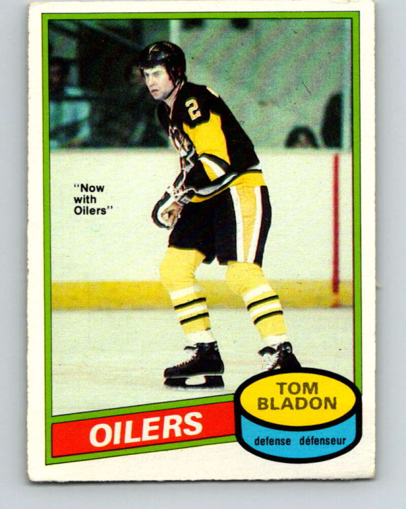 1980-81 O-Pee-Chee #135 Tom Bladon  Edmonton Oilers  V38375