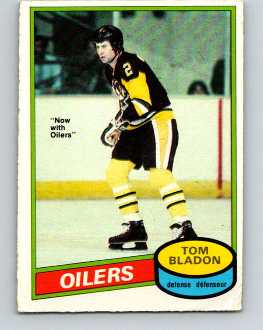 1980-81 O-Pee-Chee #135 Tom Bladon  Edmonton Oilers  V38377