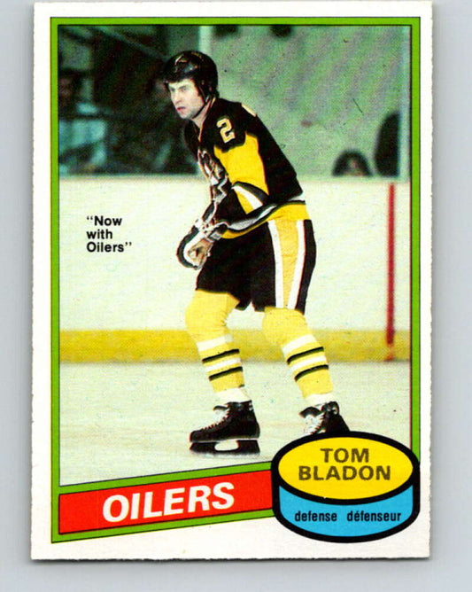 1980-81 O-Pee-Chee #135 Tom Bladon  Edmonton Oilers  V38378