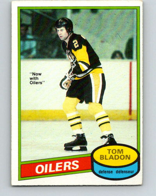1980-81 O-Pee-Chee #135 Tom Bladon  Edmonton Oilers  V38379