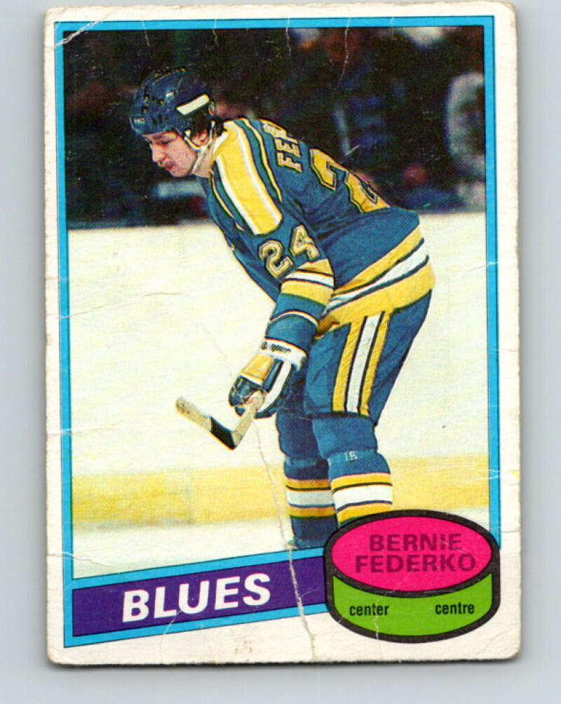 1980-81 O-Pee-Chee #136 Bernie Federko  St. Louis Blues  V38384
