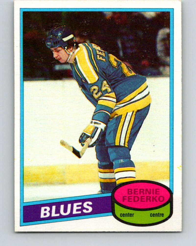 1980-81 O-Pee-Chee #136 Bernie Federko  St. Louis Blues  V38386