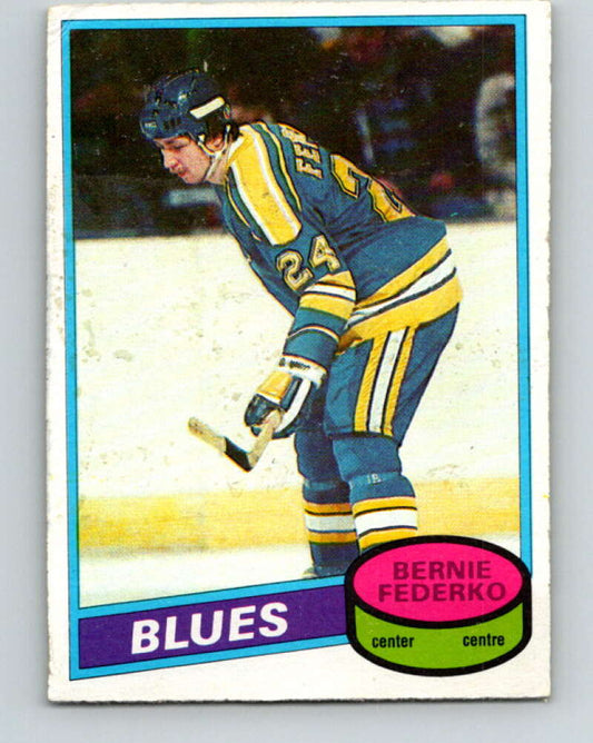 1980-81 O-Pee-Chee #136 Bernie Federko  St. Louis Blues  V38389