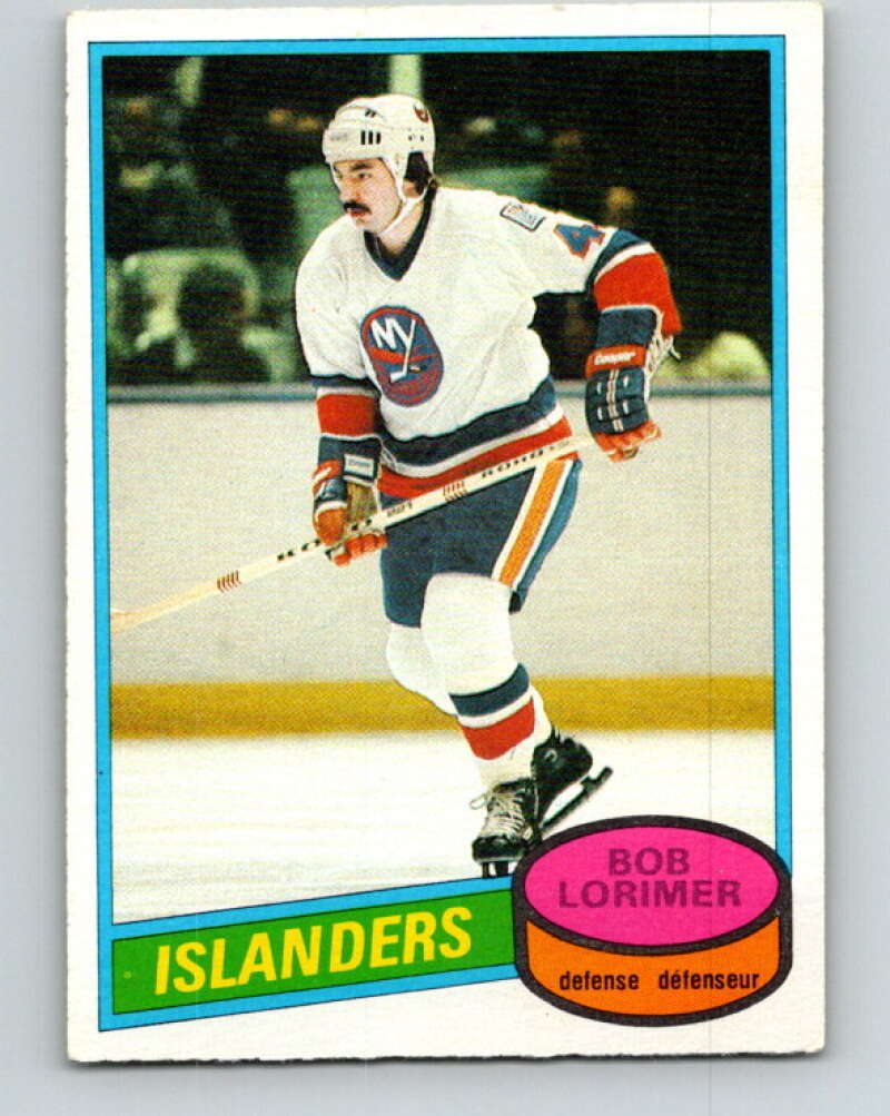 1980-81 O-Pee-Chee #138 Bob Lorimer  New York Islanders  V38400