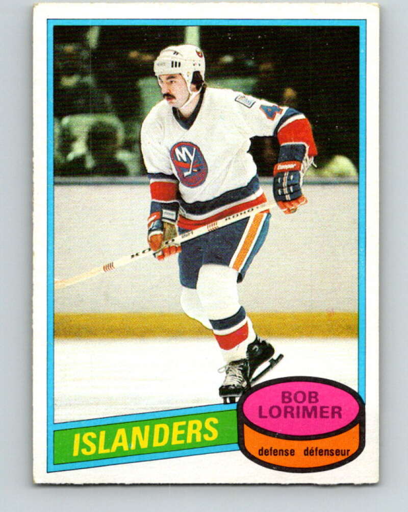 1980-81 O-Pee-Chee #138 Bob Lorimer  New York Islanders  V38401