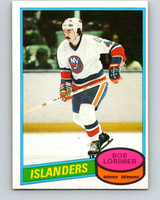 1980-81 O-Pee-Chee #138 Bob Lorimer  New York Islanders  V38403