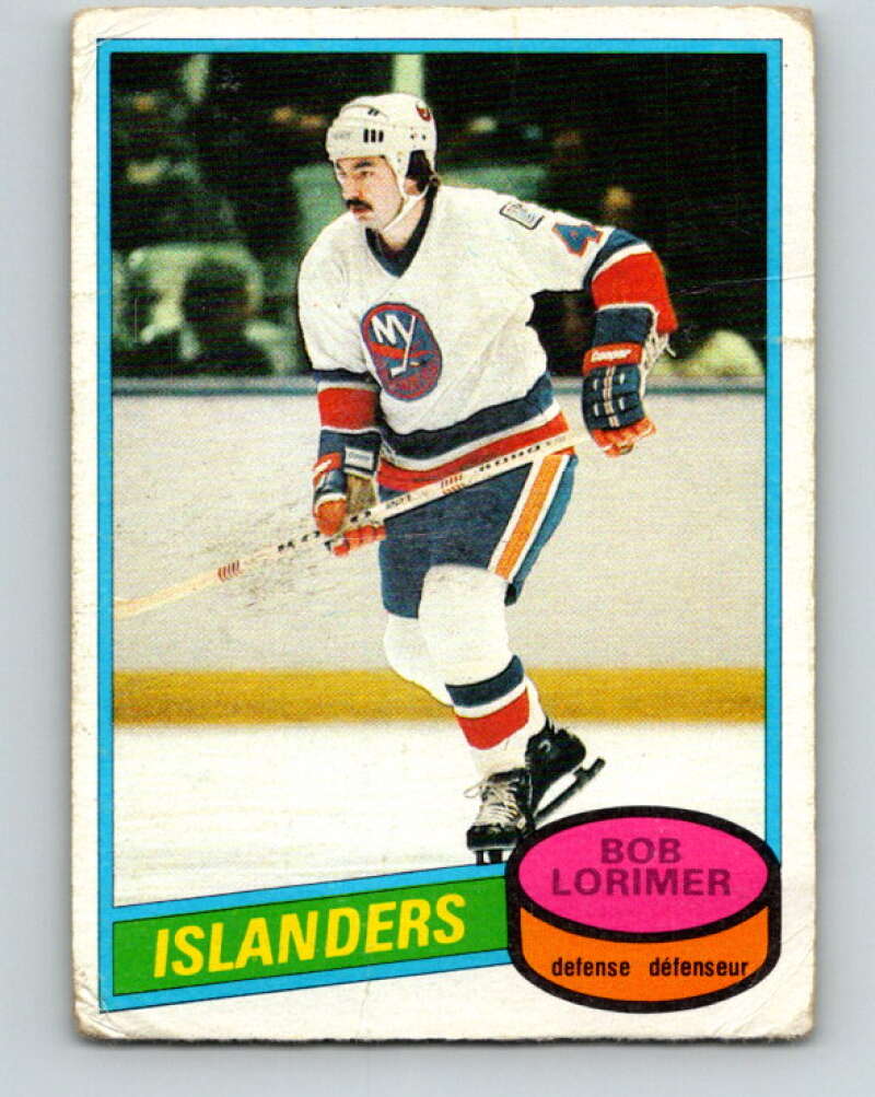 1980-81 O-Pee-Chee #138 Bob Lorimer  New York Islanders  V38404