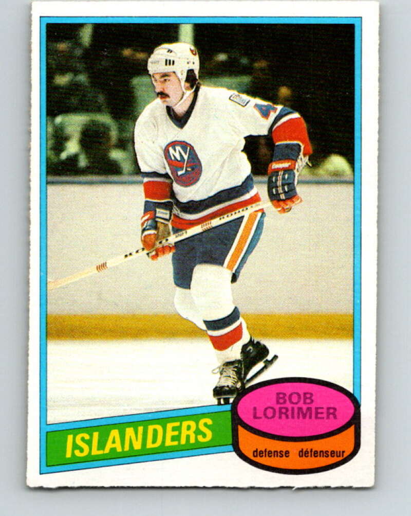 1980-81 O-Pee-Chee #138 Bob Lorimer  New York Islanders  V38405