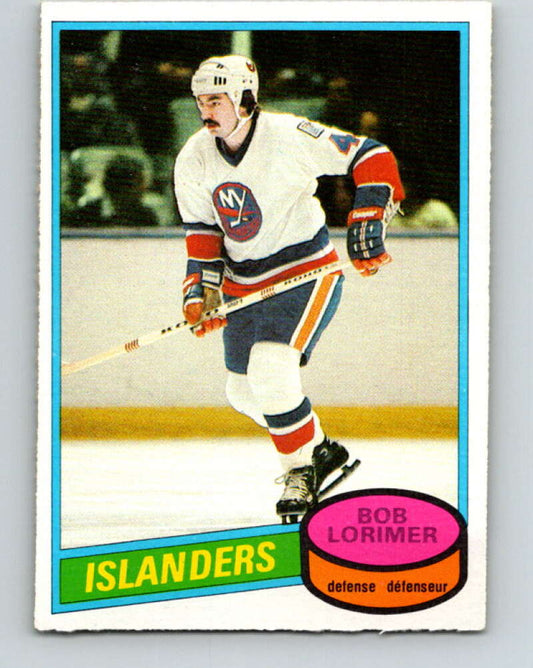 1980-81 O-Pee-Chee #138 Bob Lorimer  New York Islanders  V38405