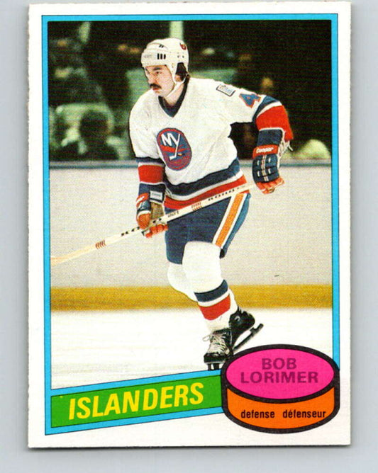 1980-81 O-Pee-Chee #138 Bob Lorimer  New York Islanders  V38407