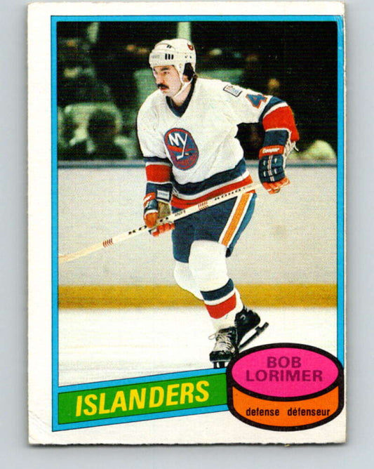 1980-81 O-Pee-Chee #138 Bob Lorimer  New York Islanders  V38409