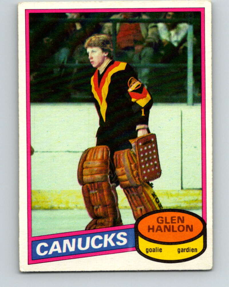 1980-81 O-Pee-Chee #141 Glen Hanlon  Vancouver Canucks  V38426