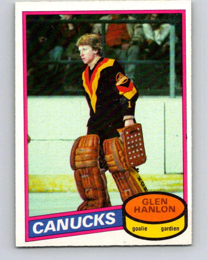 1980-81 O-Pee-Chee #141 Glen Hanlon  Vancouver Canucks  V38427
