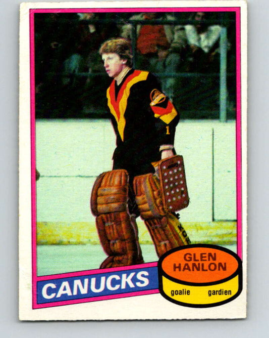 1980-81 O-Pee-Chee #141 Glen Hanlon  Vancouver Canucks  V38428